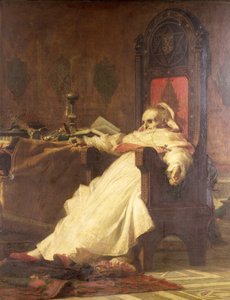 Muerte del Papa Bonifacio VIII (1235-1303) de Nicholo Barabino